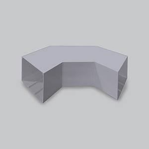 サンテレホン MDLM6151 水平大マガリ 6号150型 薄墨色