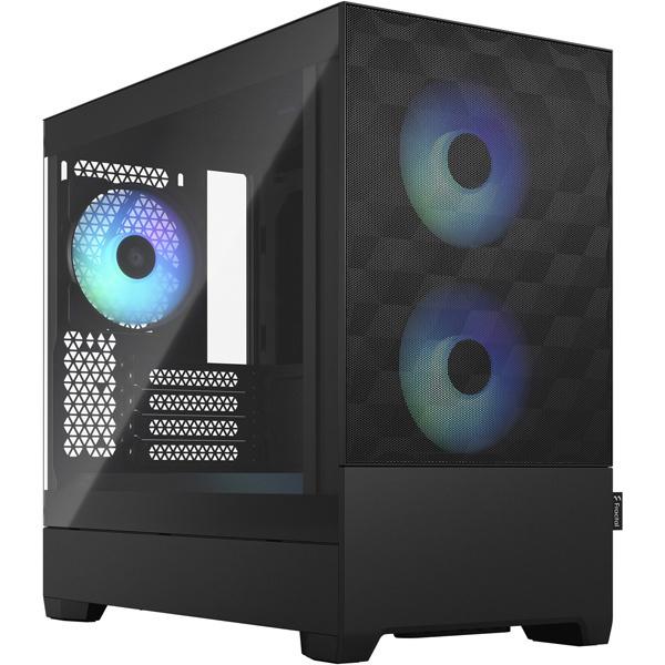 Fractal Design FD-C-POR1M-06 ミドルタワー型PCケース Pop Mini Air RGB Black TG Clear Tint