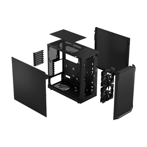Fractal Design FD-C-FOC2A-07 ミドルタワー型PCケース Focus 2 Black Solid