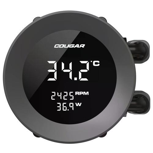 COUGAR CGR-PSDVARGB-B-360 Poseidon Vistek ARGB 360/ 360mm水冷CPUクーラー/ 1.9インチデジタルディスプレイ搭載/ In…_2