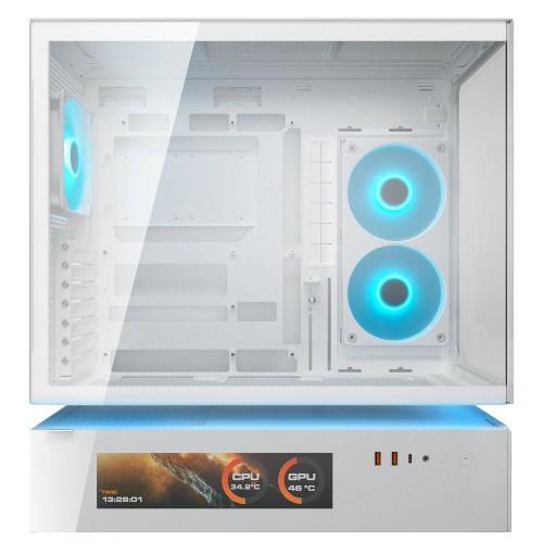 COUGAR CGR-2DA4W-V CFV235 Vision White/ ミドルタワーケース/ ホワイト/ 独自のCFV構造/ パノラマデザイン/ 9.1…_2