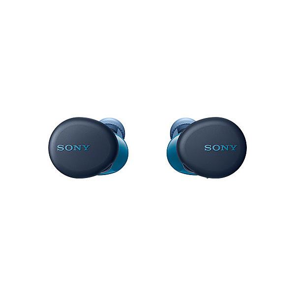 SONY フルワイヤレスイヤホン マイク対応 ブルー WF-XB700 LZ