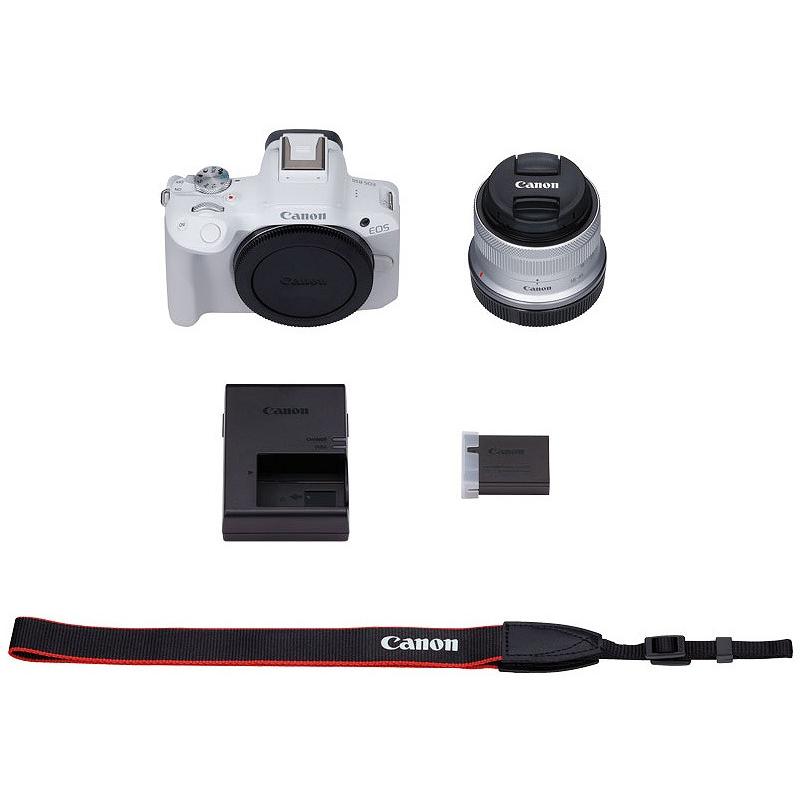 Canon 5812C011 ミラーレスカメラ EOS R50・RF-S18-45 IS STMレンズ