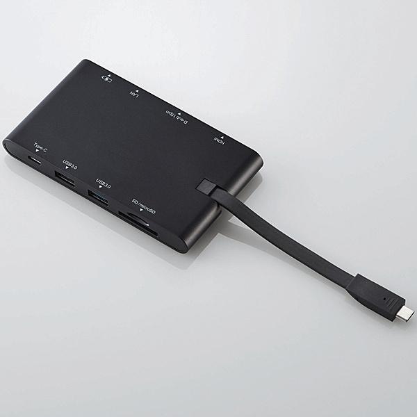 ELECOM DST-C05BK Type-Cドッキングステーション/ USB PD対応/ 充電用Type-C×1/ データ転送用Type-C×1/ USB(3.0)×2/ HDM…｜podpark｜02