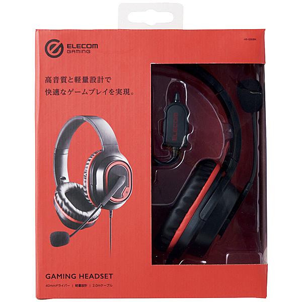 ELECOM HS-G30BK ゲーミングヘッドセット/ HS-G30/ オーバーヘッド/ ブラック｜podpark｜02