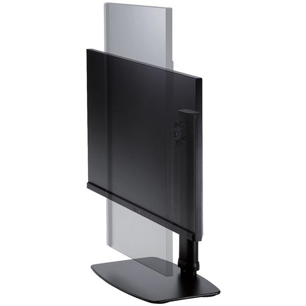 ELECOM DPA-VL01BK ディスプレイスタンド/ 昇降タイプ/ 10段階/ ブラック