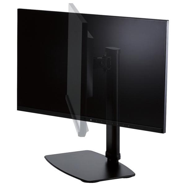 ELECOM DPA-VL01BK ディスプレイスタンド/ 昇降タイプ/ 10段階/ ブラック