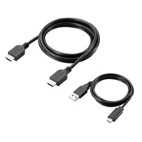 ELECOM LDT-MRC03 Miracastレシーバー/ アクセスポイント接続対応/ ブラックの画像