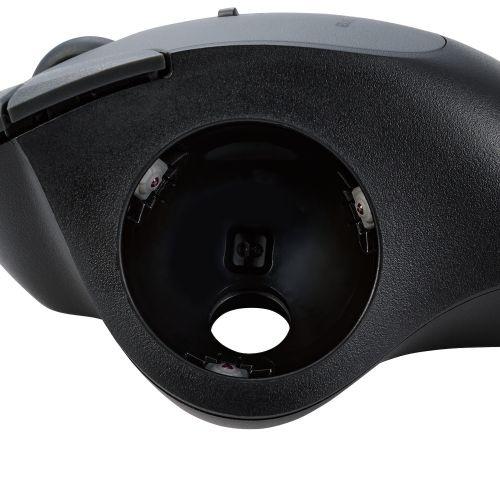 M-IT10DRBK トラックボールマウス/ IST/ 36mmボール/ 親指/ 人工ルビー支持/ 無線2.4GHz/ 5ボタン/ 【連射】 ブラック