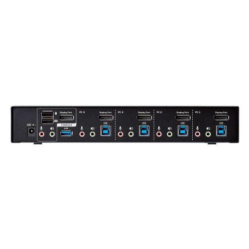 ELECOM KVM-NDUS4 パソコン切替器(KVM)/ DisplayPort/ 4ポートの画像