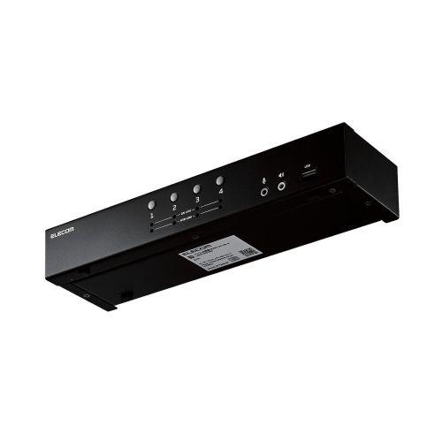ELECOM KVM-NDUS4 パソコン切替器(KVM)/ DisplayPort/ 4ポートの画像