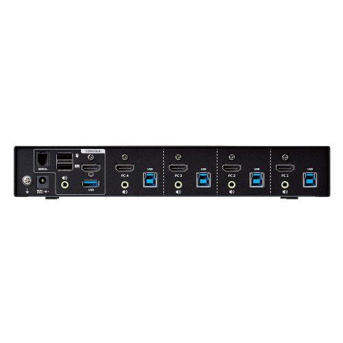 ELECOM KVM-NHUS4 パソコン切替器(KVM)/ HDMI/ 4ポートの画像