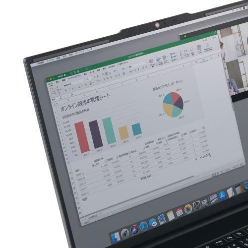 ELECOM EF-PFMK16W10 液晶保護フィルター/ のぞき見防止/ マグネットタイプ/ 16Wインチ(16:10)_2