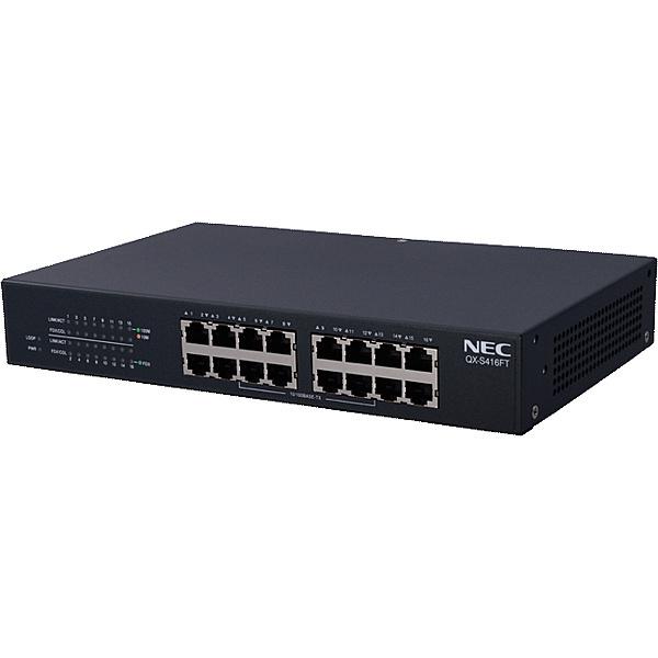 NEC B02014-00432 QX-S416FT 100Mx16p レイヤ2ノンインテリジェントスイッチ