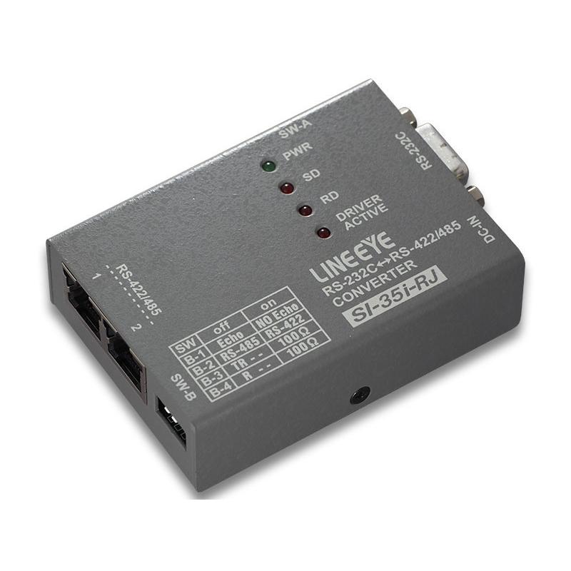 ラインアイ SI-35i-RJ 界面変換器 RS-232C\u003c=\u003eRS-422/ 485 不成立手あい スマホ、タブレット、パソコン-パソコン周辺機器