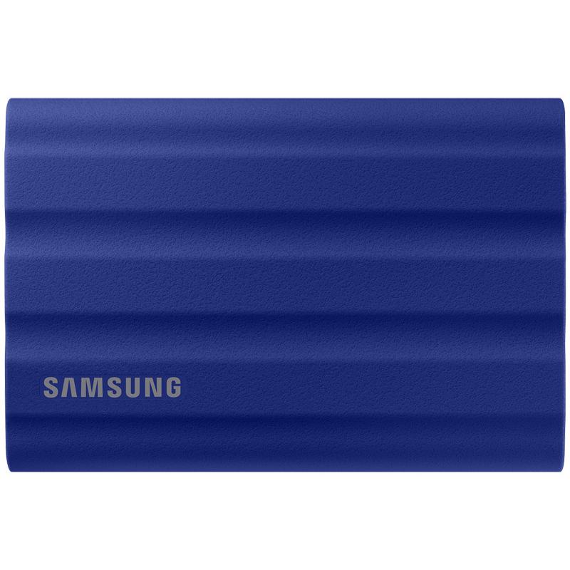『4年保証』 【在庫目安：お取り寄せ】 サムスン MU-PE1T0R-IT Portable SSD T7 Shield 1TB (ブルー) メモリー