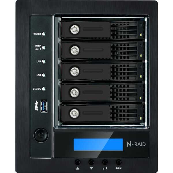 ヤノ販売 NR5820M-10TS/3E N-RAID 5820M 10.0TB スペアドライブ付属3年保証の画像