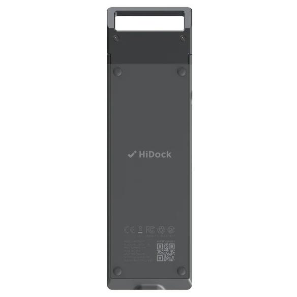 P1-Dark HiDock AIボイスレコーダー P1 スペースグレー : PodPark