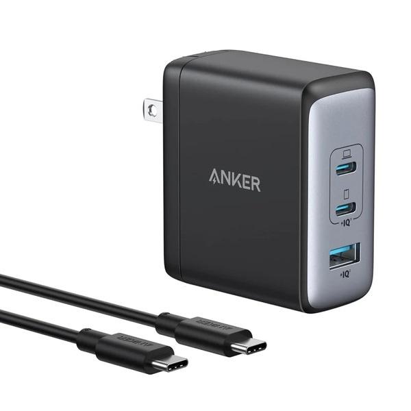 アンカー・ジャパン B2145N11 Anker 736 Charger (Nano ll 100W) with USB-C & USB-C ケーブル ブラック