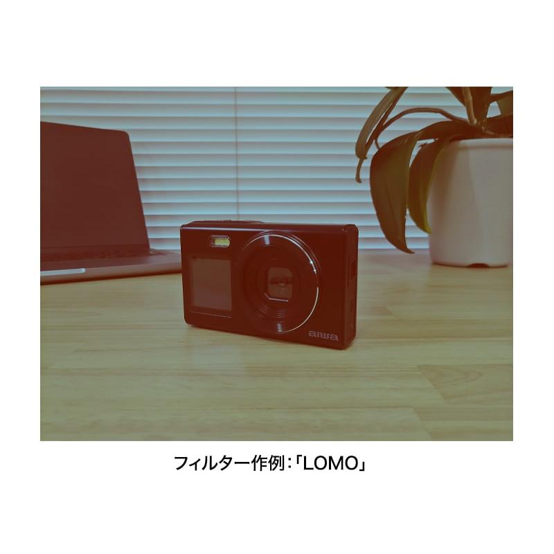 aiwaデジタル JA5-DCM0003(BK) コンパクトデジタルカメラ aiwa cam DCB-2 ブラック(1600万画素CMOSセ…_10