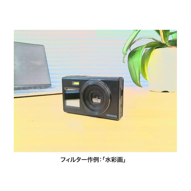 aiwaデジタル JA5-DCM0003(BK) コンパクトデジタルカメラ aiwa cam DCB-2 ブラック(1600万画素CMOSセ…_13
