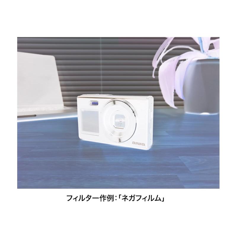 aiwaデジタル JA5-DCM0003(BK) コンパクトデジタルカメラ aiwa cam DCB-2 ブラック(1600万画素CMOSセ…_8