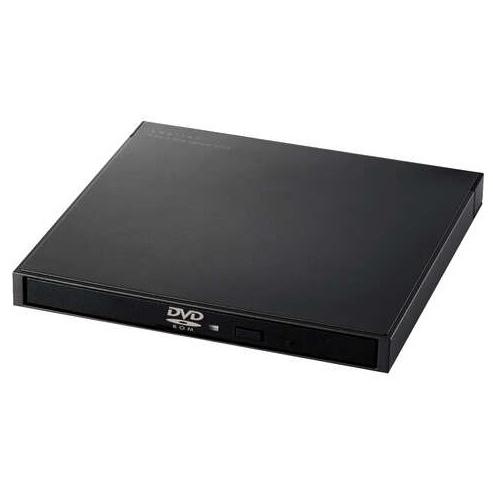Logitec LDV-PWA8U3CNBK ポータブルDVDドライブ/ USB3.2(Gen1)/ 読込専用DVD-ROM/ Type-A/ Type-C/ ブラック_1