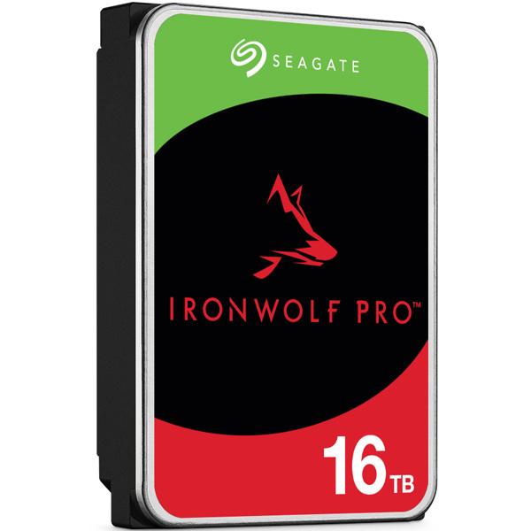 Seagate IronWolf Pro 3.5 (データ復旧3年付) 16TB HDD（CMR）メーカー5年保証 24時間稼働 PC、NAS用 RVセンサー付…の画像