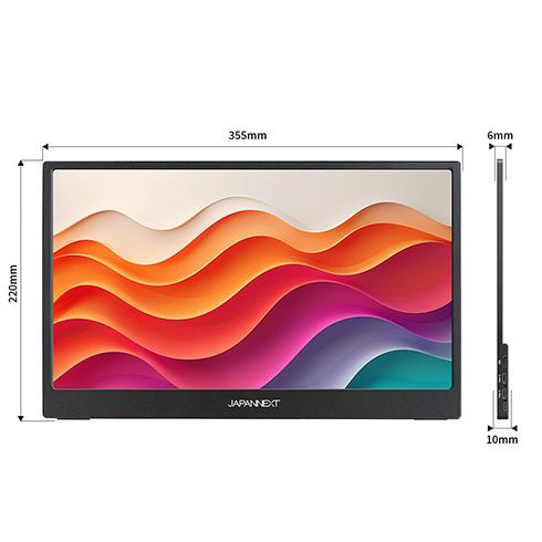 JAPANNEXT JN-MD-IPS156U 液晶ディスプレイ 15.6型/ 3840×2160/ miniHDMI×1、USB-C×2/ ブラック/ スピーカー有/ 2年保証_2