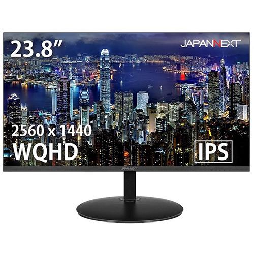 JAPANNEXT JN-IPS2380FLWQHD 23.8型 IPS WQHD液晶モニター/ 2560×1440/ DVI.、HDMI、DisplayPort/ ブラック/ ス…｜podpark