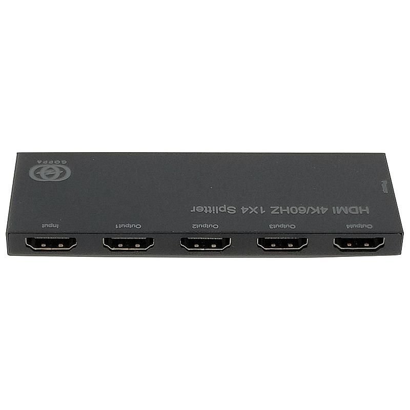 GOPPA GP-HDSP14H460 4K/ 60Hz対応HDMI分配器（1入力:4出力）