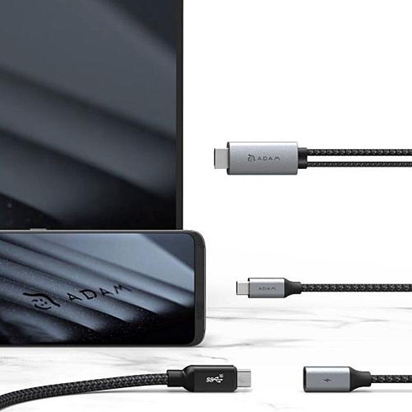 ADAM Elements ACBADH180MGY USB Type-C PD充電付HDMIアダプター このアダプタ1つでHDMI映像音声出力/ PD充電が可…の画像