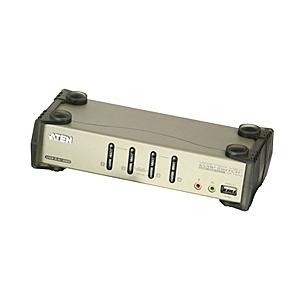 ATEN CS1734B マルチインターフェース 4ポート KVMPスイッチ USB 2.0ハブ