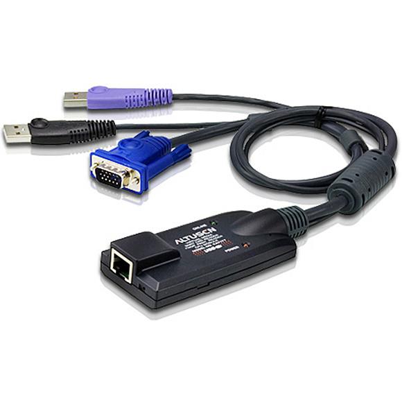 ATEN KA7177 バーチャルメディア・スマートカードリーダー対応USBコンピューターモジュール_1