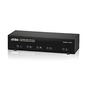 ATEN VS0401 4入力 1出力 アナログVGA/ オーディオビデオスイッチ