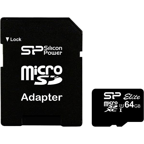 シリコンパワー SP064GBSTXBU1V10SP  (UHS-1対応) microSDXCカード 64GB Class10｜podpark｜02