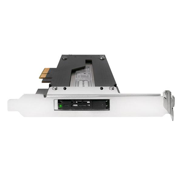 ICY DOCK MB840M2P-B ICYDOCK　1xM.2 NVMe SSD 搭載用リムーバブルアダプタ PCIe 4.0 x 4拡張スロット対応_1