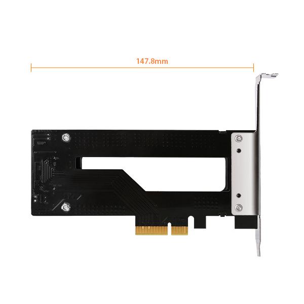ICY DOCK MB840M2P-B ICYDOCK　1xM.2 NVMe SSD 搭載用リムーバブルアダプタ PCIe 4.0 x 4拡張スロット対応_4