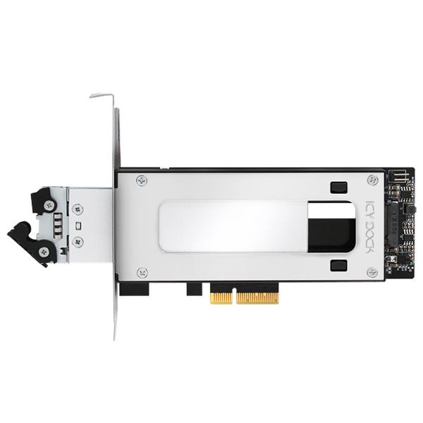 ICY DOCK MB840M2P-B ICYDOCK　1xM.2 NVMe SSD 搭載用リムーバブルアダプタ PCIe 4.0 x 4拡張スロット対応_6