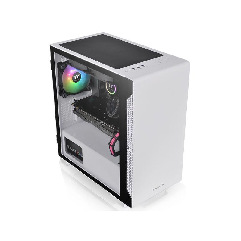 Thermaltake CA-1Q9-00S6WN-00 ミドルタワー型PCケース S100 TG Snow
