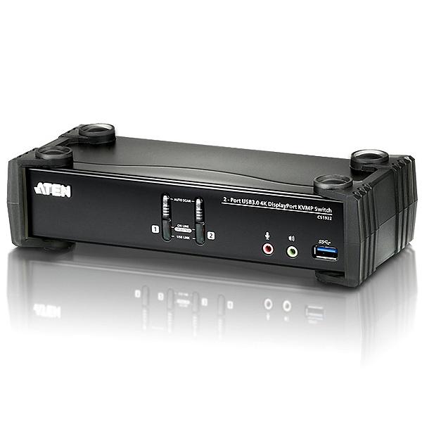 ATEN CS1922 USB 3.0ハブ搭載 2ポートUSB DisplayPort1.2 KVMPスイッチの画像