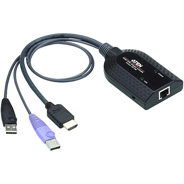  ATEN KA7188 スマートカードリーダー・エンベデッドオーディオ対応 HDMI・USBコンピューターモジ…