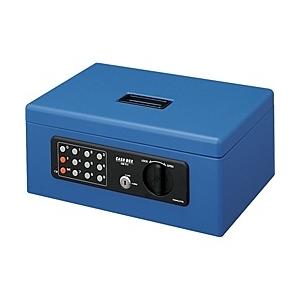 コクヨ CB-T11B 手提げ金庫(テンキー付き) A4 青