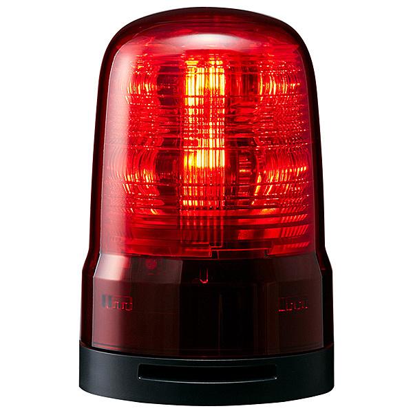 パトライト SF08-M2KTB-R 小型LED回転灯 赤 AC100240V ブザー付き