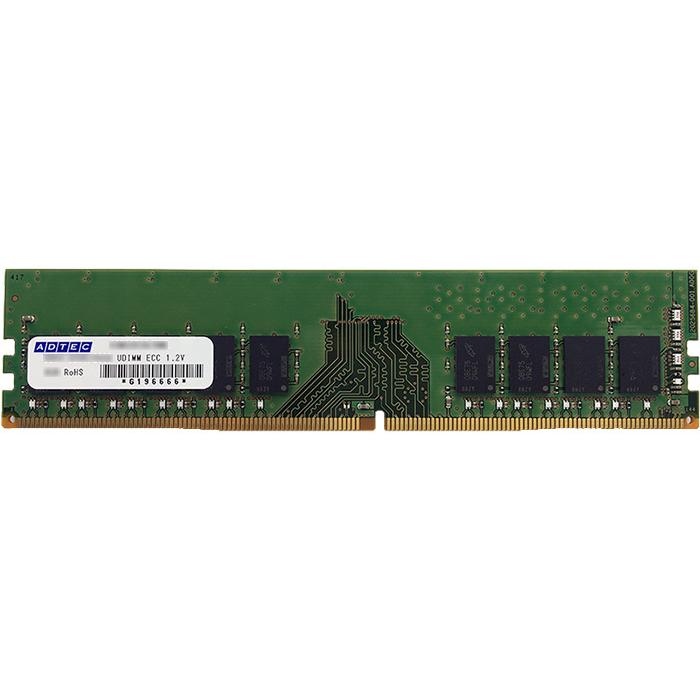 アドテック ADS2133D-E16GDB DDR4-2133 UDIMM ECC 16GB 2Rx8