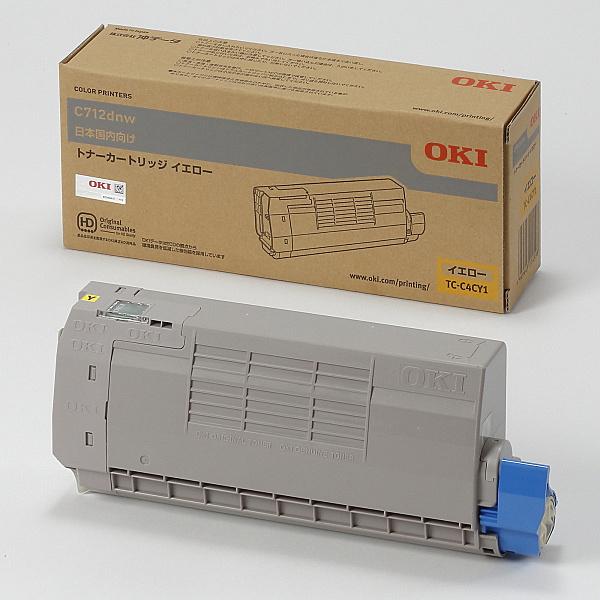 OKI TC-C4CY1 トナーカートリッジ イエロー (C712dnw) 【公式通販】