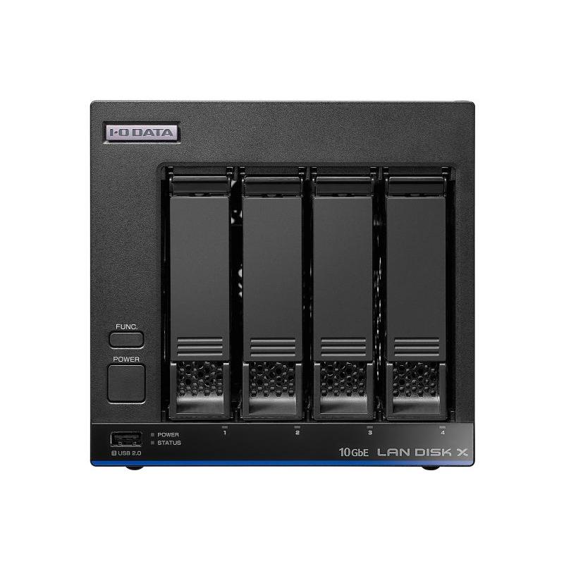 IODATA HDL4-XA16B 10GbE＆マルチギガビット Linux 法人向け 4ドライブNAS 16TB （5年保証・データ復旧）_1