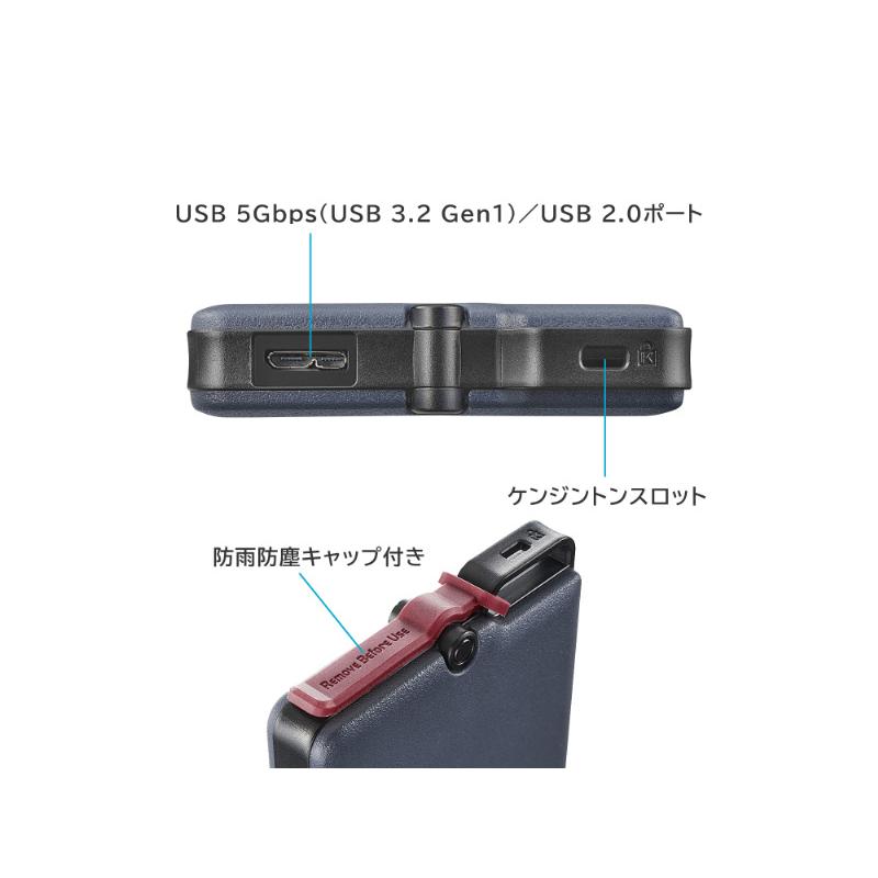 IODATA HDPD-SUTC2/S かんたんデータ移行アプリ内蔵 ハードウェア暗号化対応ポータブルHDD 2TB_2