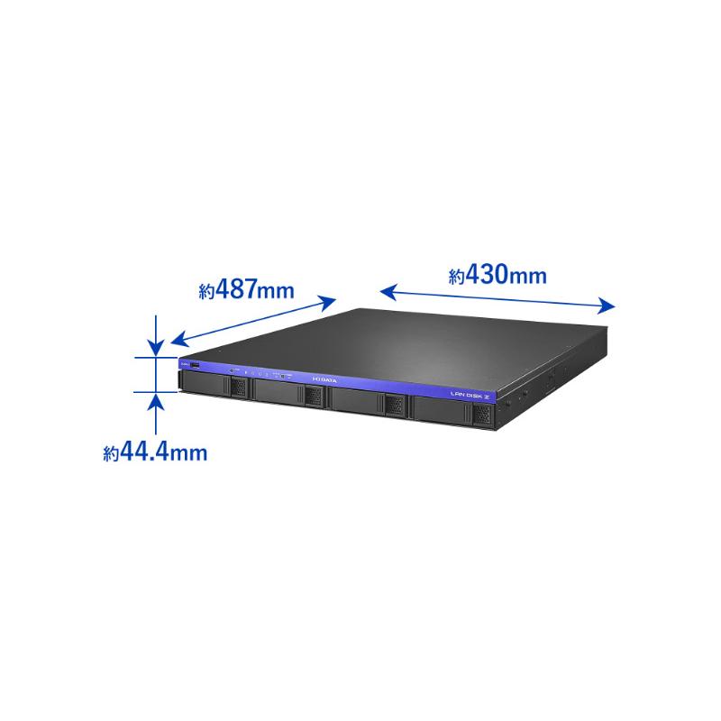 IODATA HDL4-Z25SATB32U Windows Server IoT 2025 for Storage Standard 4ドライブラックマウントNAS 32TBの画像