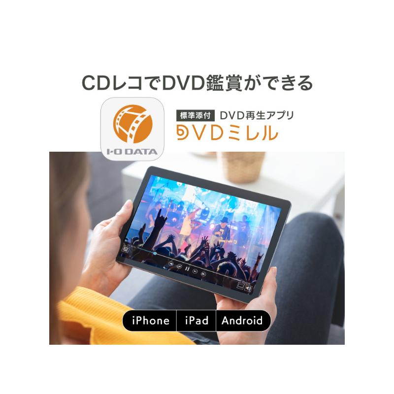 IODATA CD-5WDWA スマートフォン用CDレコーダー CDレコ5v : PodPark
